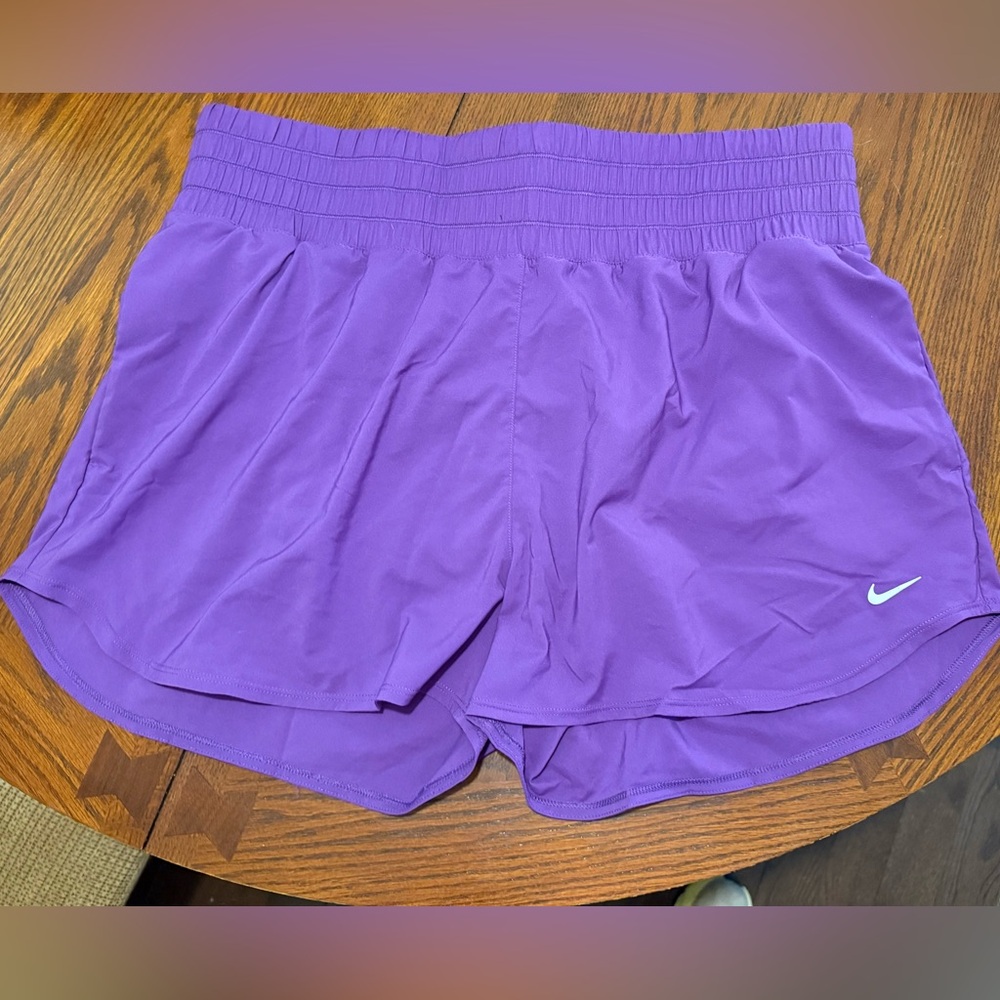 Nike Purple High Waist Women's Shorts